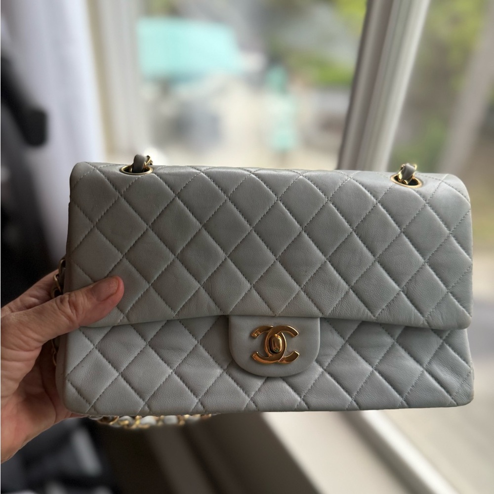 Chanel Baby Blue Quilted Bag - Picture 2 of 13
